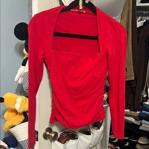 Abercrombie & Fitch size small Red Women's Top